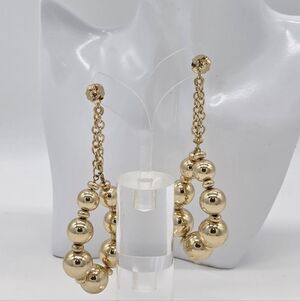Elegant Gold Dangle Earrings